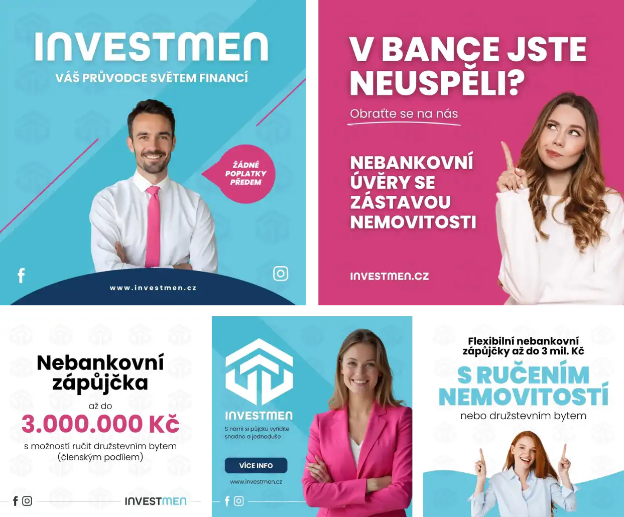 Beiträge für soziale Netzwerke - investmen.cz