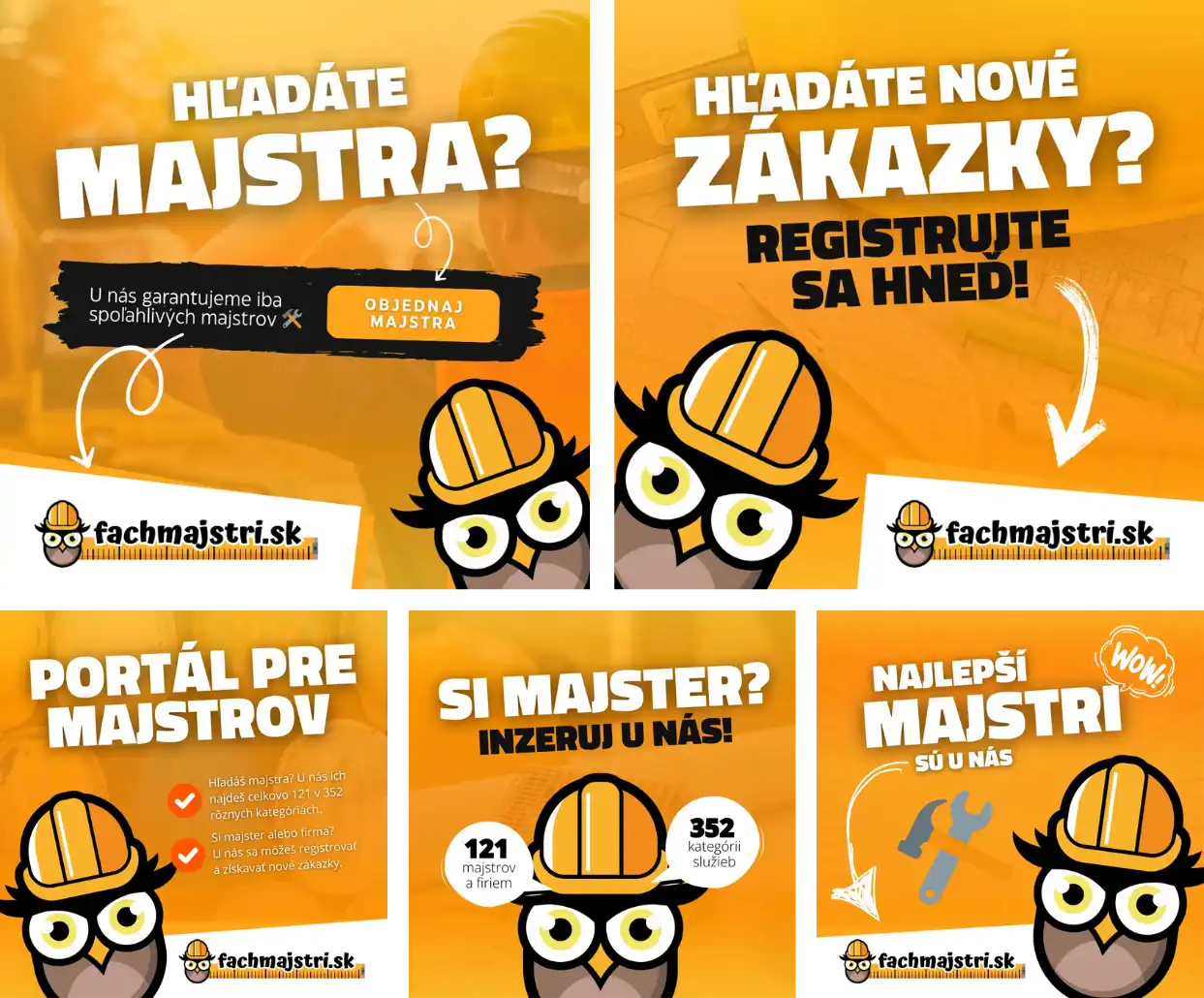 Webseitenerstellung, Grafik, soziale Netzwerke