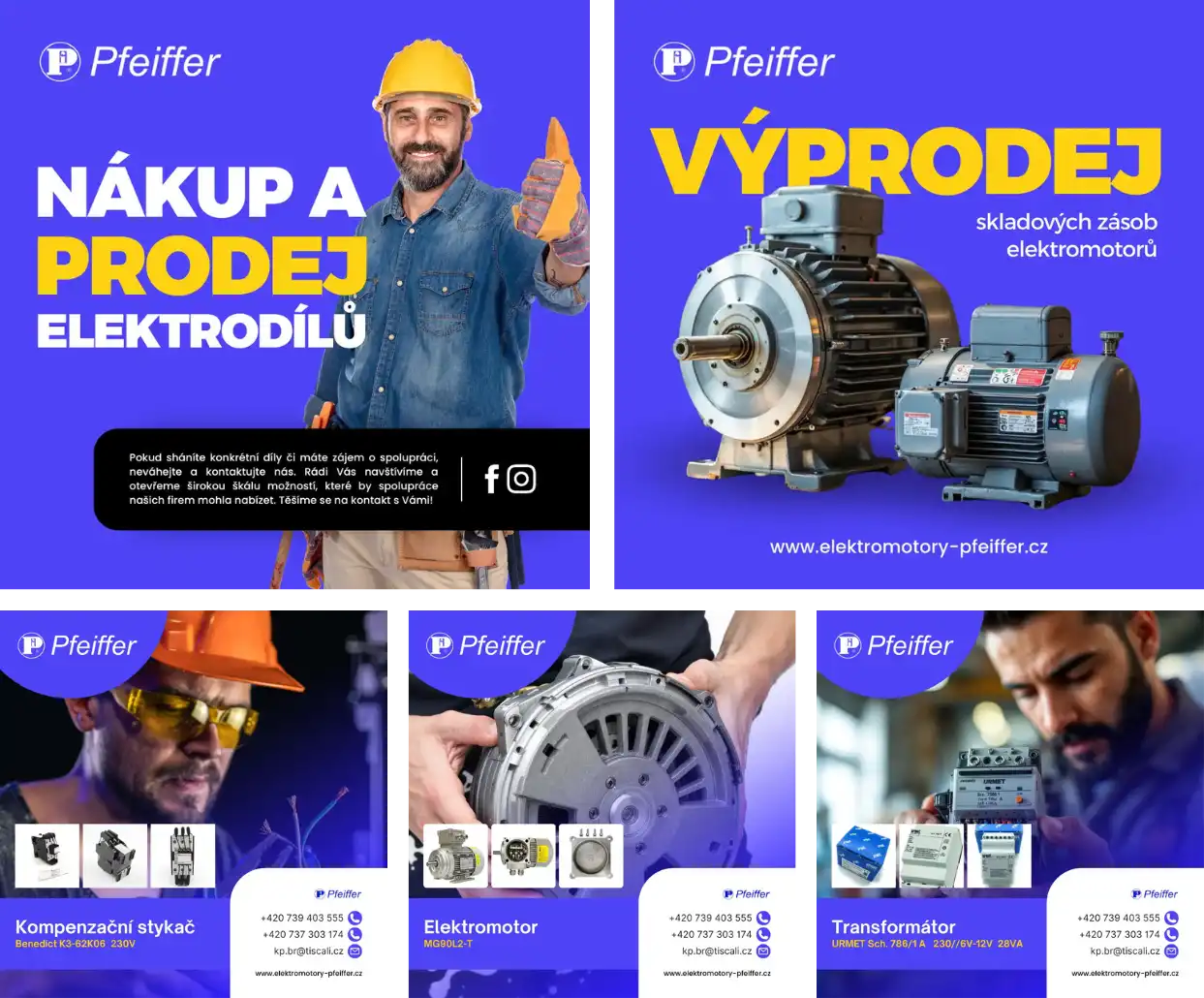 Beiträge für soziale Netzwerke - elektromotory-pfeiffer.cz