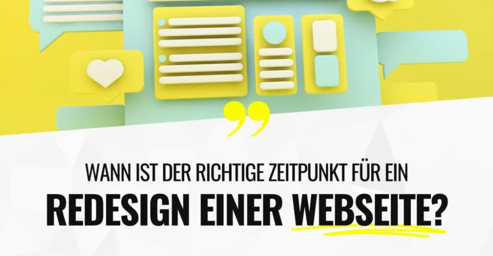Webseite neu gestalten