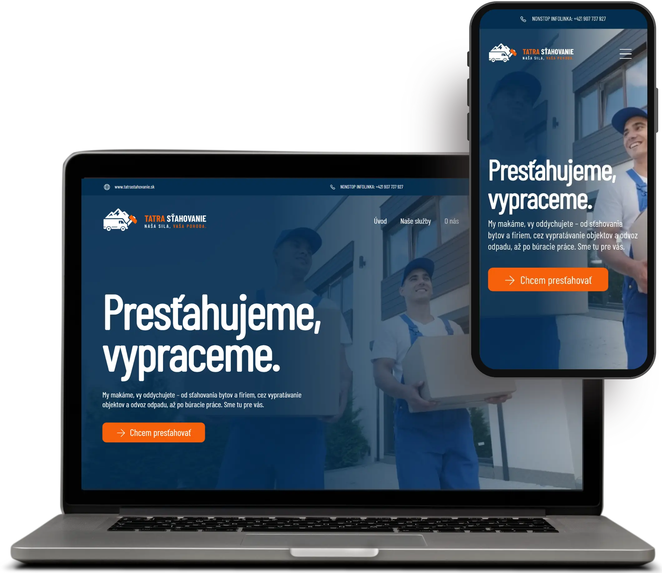 tatrastahovanie.sk Webseite nach Maß