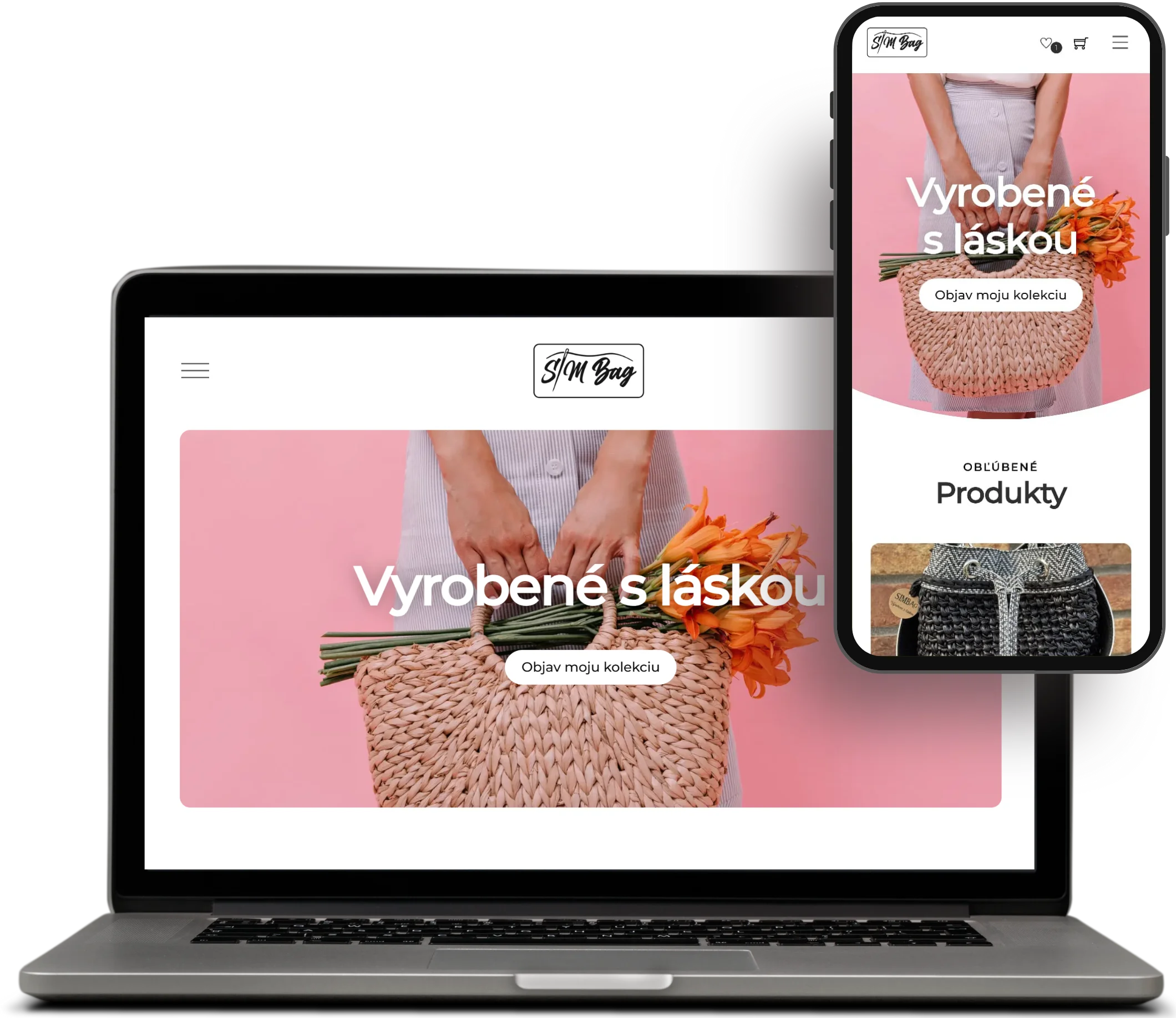 simbag.sk Webseite nach Maß