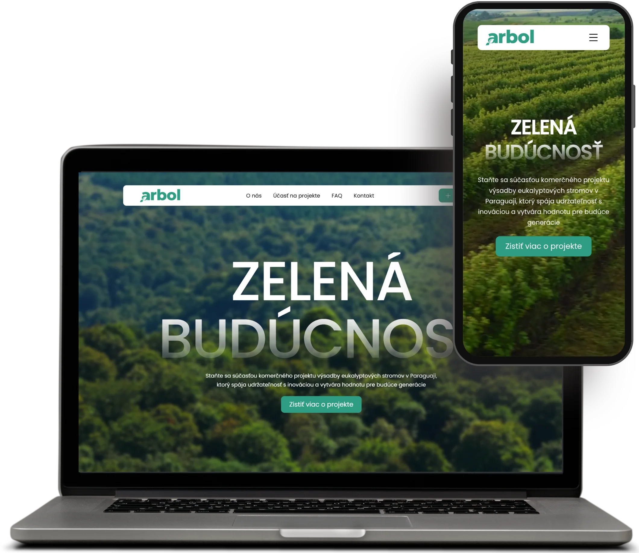 arbol.eco Webseite nach Maß