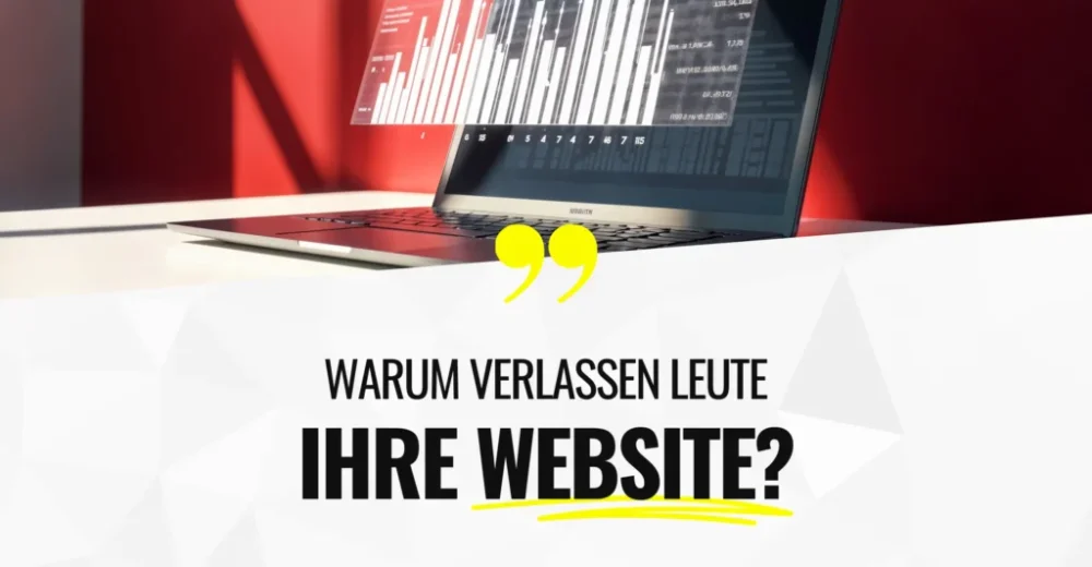 Warum verlassen Leute die Website