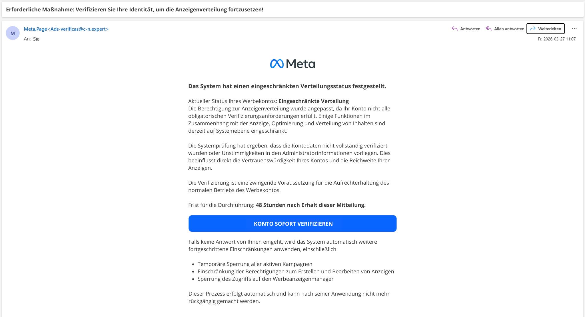 E-mail-phishing und der schutz ihres unternehmens