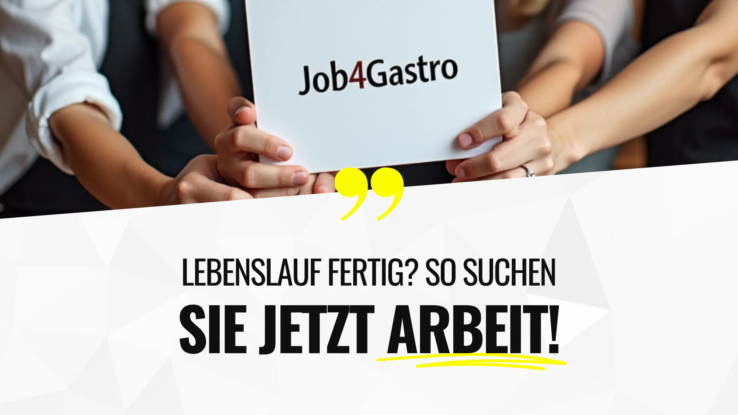Der lebenslauf ist fertig – aber wie finden sie jetzt einen job?