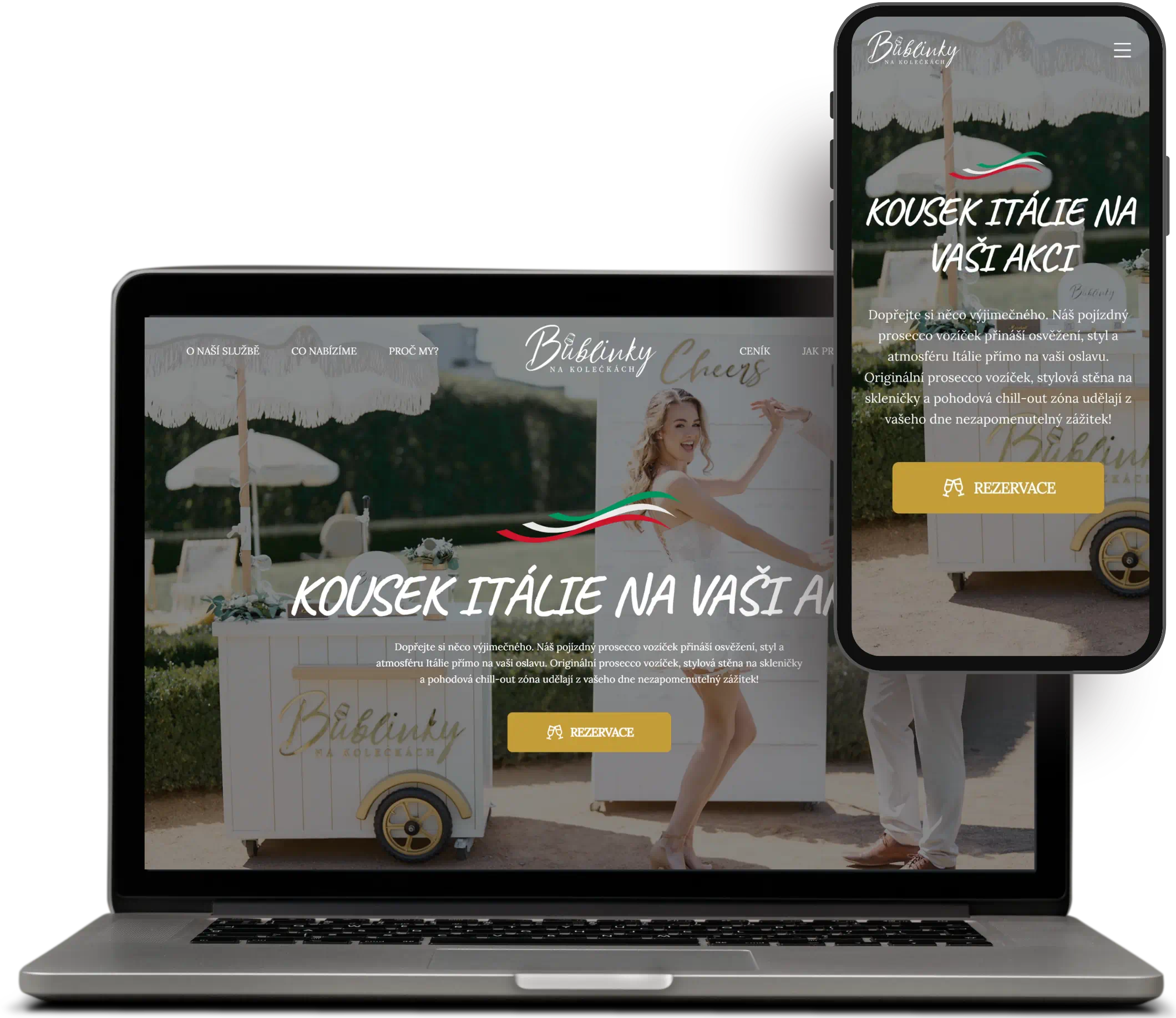 bublinkynakoleckach.cz Webseite nach Maß